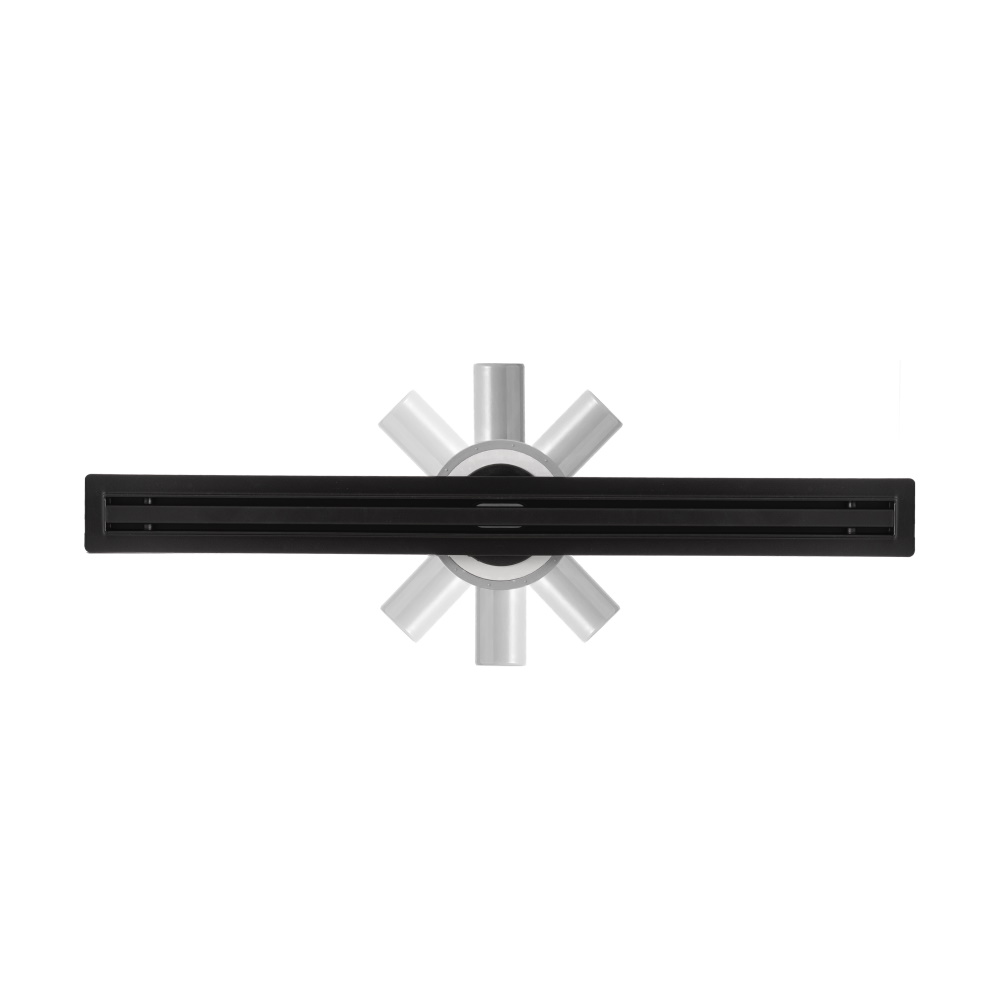 Душевой линейный трап Slim Black 60cm