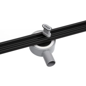 Душевой линейный трап Slim Black 60cm