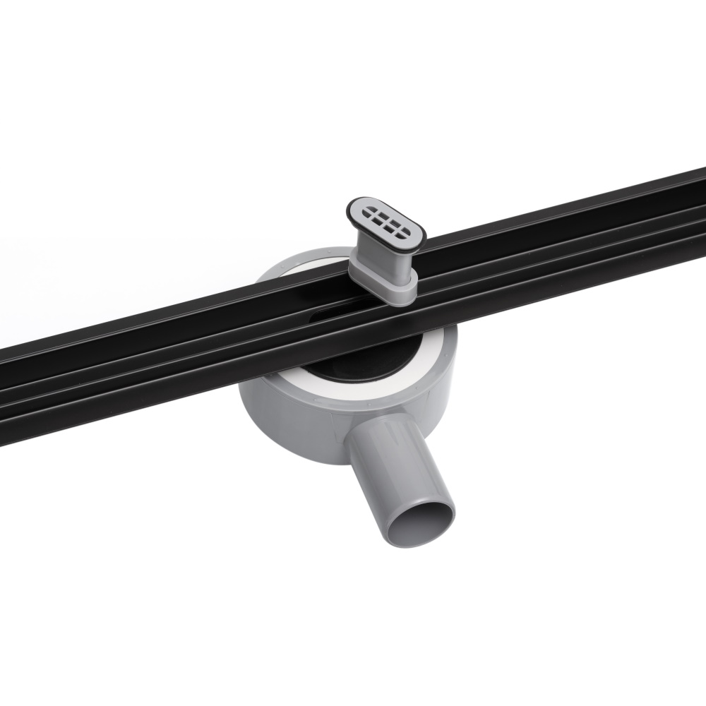Душевой линейный трап Slim Black 60cm