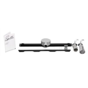Душевой линейный трап Slim Black 60cm