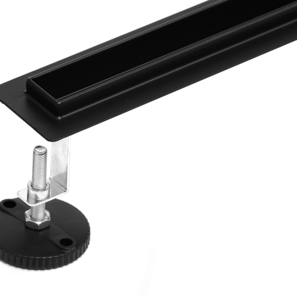 Душевой линейный трап Slim Black 60cm