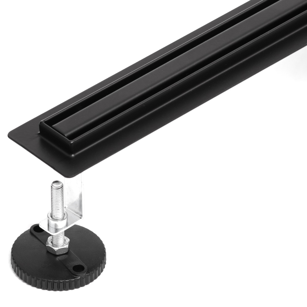 Душевой линейный трап Slim Black 60cm