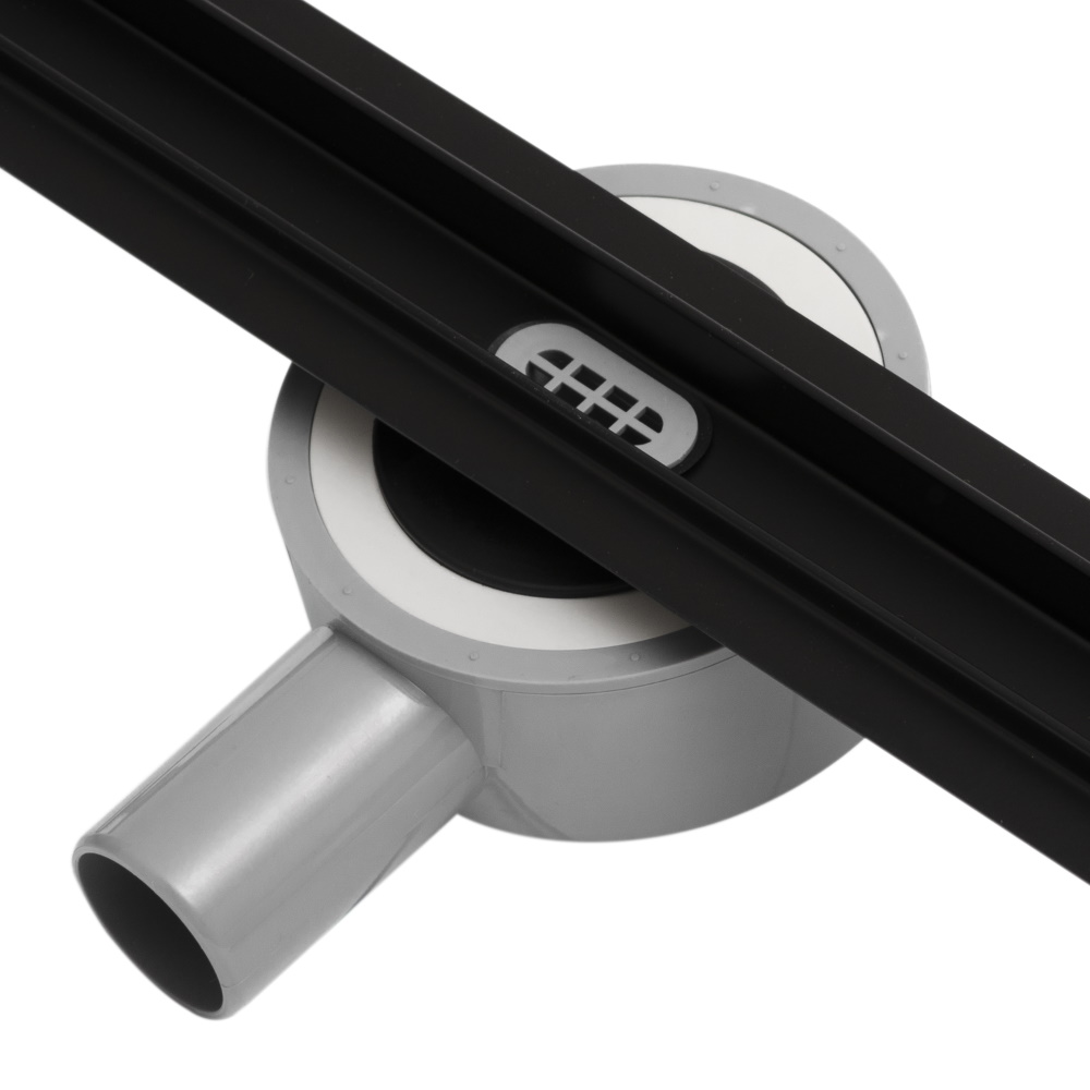 Душевой линейный трап Slim Black 60cm