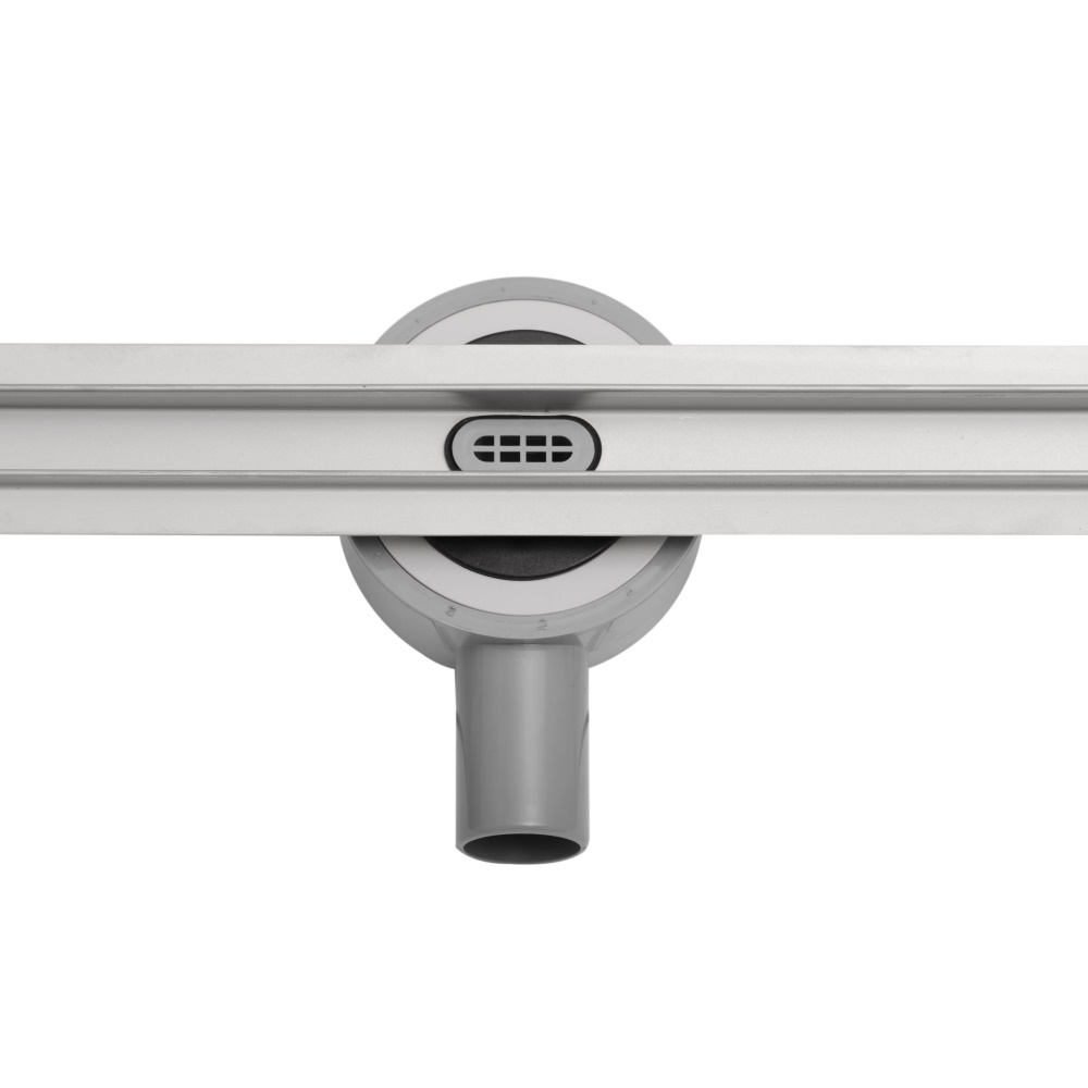 Душовий лінійний трап Slim White 60cm