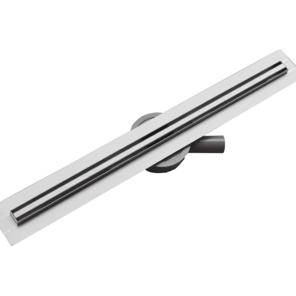 Душевой линейный трап Slim White 70cm
