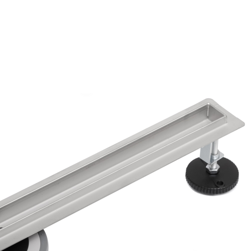 Душовий лінійний трап Slim White 60cm