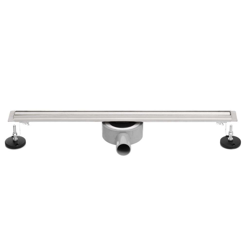 Душовий лінійний трап Slim White 60cm