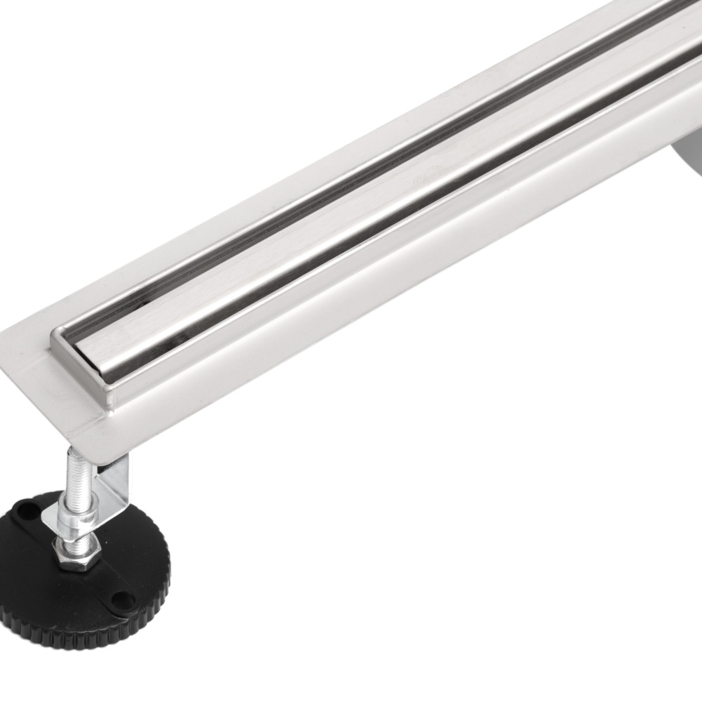 Душовий лінійний трап Slim White 60cm