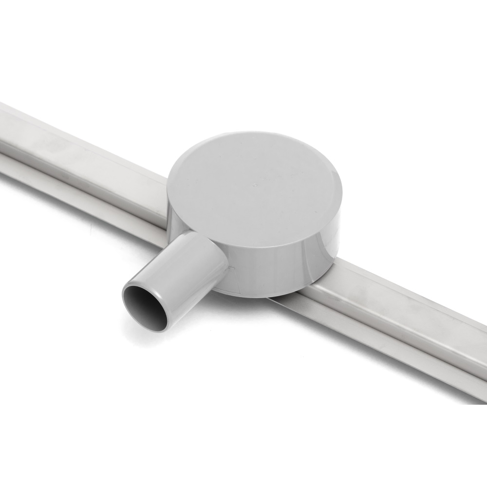 Душовий лінійний трап Slim White 60cm