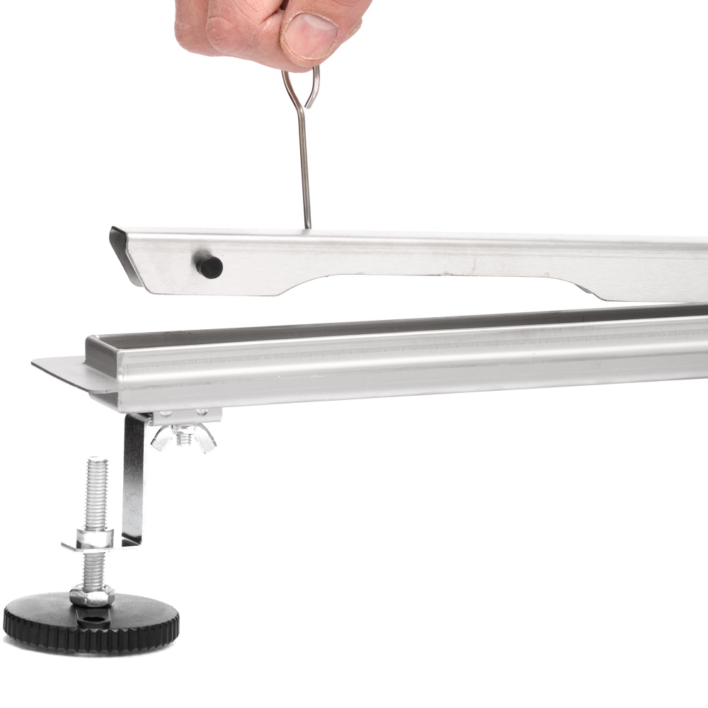 Душовий лінійний трап Slim White 60cm