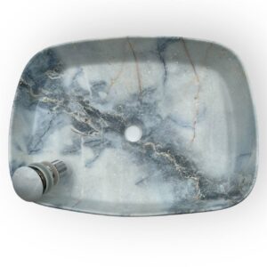 Накладний умивальник Epelli La Ceramica Marmo Blu