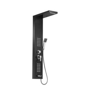 Душова панель з тропічним душем Epelli Mega Shower Square Nero 03